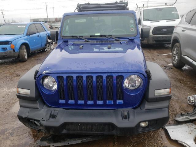 1C4HJXDGXLW283010 - 2020 JEEP WRANGLER U SPORT ლურჯი ფოტო 5
