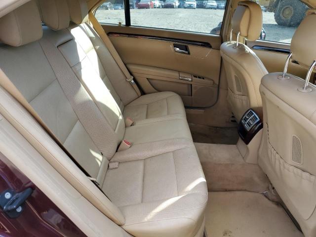 WDDNG7BB3BA411940 - 2011 MERCEDES-BENZ S 550 BURGUNDY photo 10