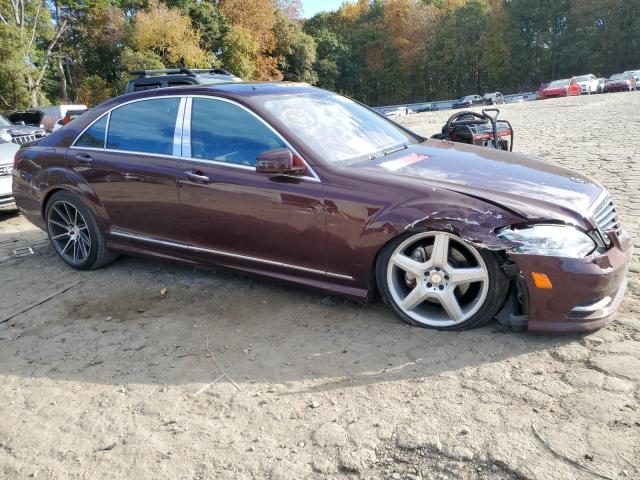 WDDNG7BB3BA411940 - 2011 MERCEDES-BENZ S 550 BURGUNDY photo 4