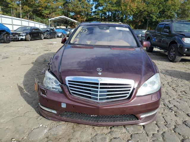 WDDNG7BB3BA411940 - 2011 MERCEDES-BENZ S 550 BURGUNDY photo 5