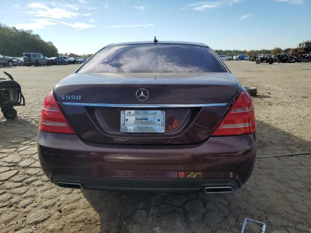 WDDNG7BB3BA411940 - 2011 MERCEDES-BENZ S 550 BURGUNDY photo 6