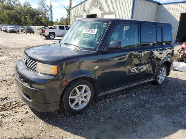 JTLKT324364107776 - 2006 TOYOTA SCION XB BLACK photo 1