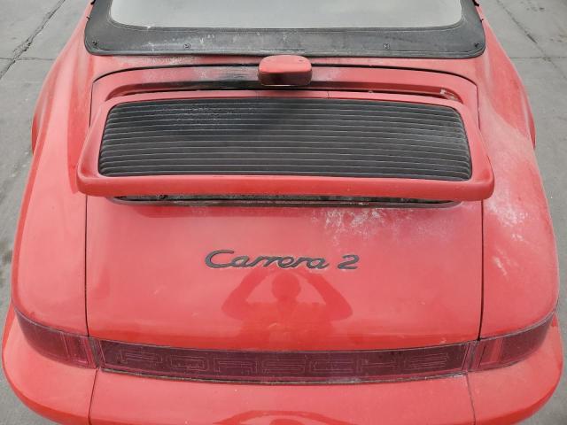 WP0CB2967MS460227 - 1991 PORSCHE 911 CARRERA 2 RED photo 11