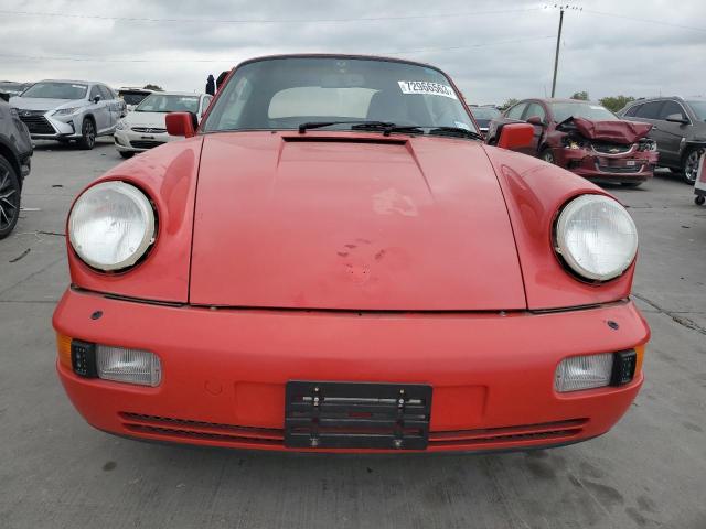 WP0CB2967MS460227 - 1991 PORSCHE 911 CARRERA 2 RED photo 5