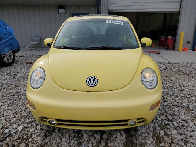 3VWCS21C41M411702 - 2001 VOLKSWAGEN NEW BEETLE GLS YELLOW photo 5