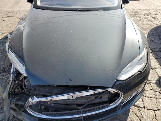 5YJSA1H1XEFP52418 - 2014 TESLA MODEL S GREEN photo 11