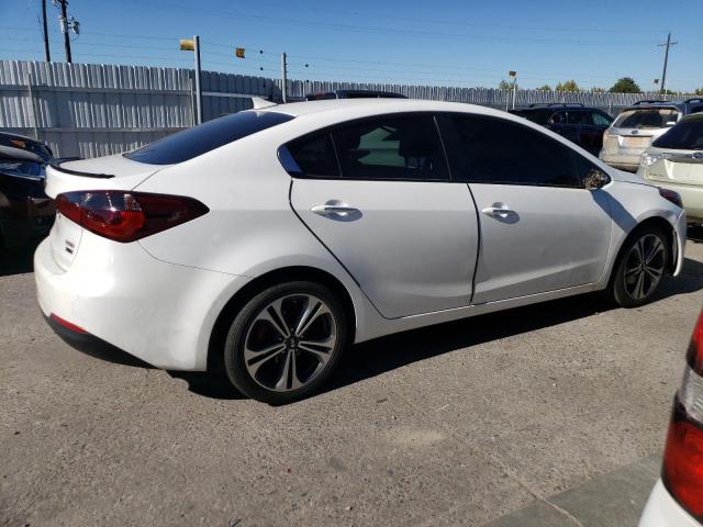 KNAFX4A85F5329254 - 2015 KIA FORTE EX WHITE photo 3