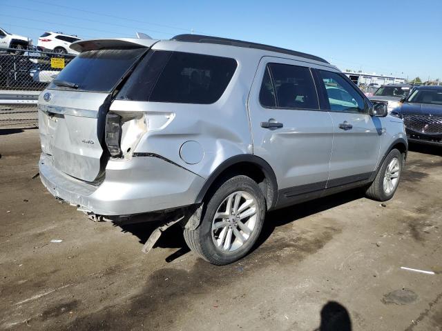 1FM5K8B83HGC83350 - 2017 FORD EXPLORER SILVER photo 3