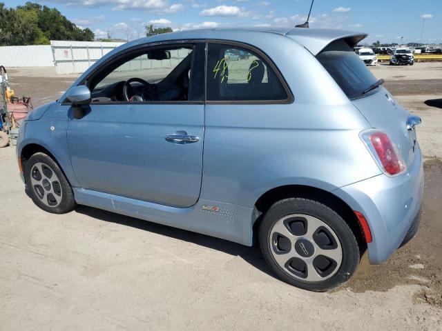 3C3CFFGE5FT507153 - 2015 FIAT 500 ELECTRIC BLUE photo 2