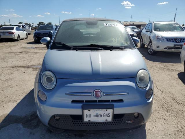 3C3CFFGE5FT507153 - 2015 FIAT 500 ELECTRIC BLUE photo 5