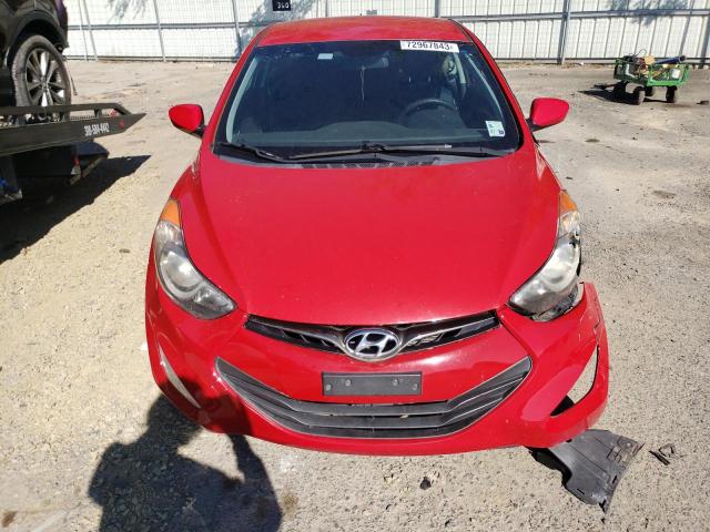 KMHDH6AE0DU007841 - 2013 HYUNDAI ELANTRA CO GS RED photo 5