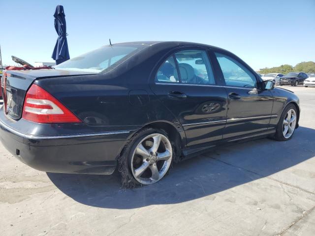 WDBRF52H76A899625 - 2006 MERCEDES-BENZ C 230 BLACK photo 3