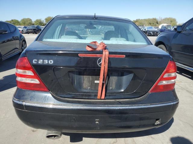 WDBRF52H76A899625 - 2006 MERCEDES-BENZ C 230 BLACK photo 6