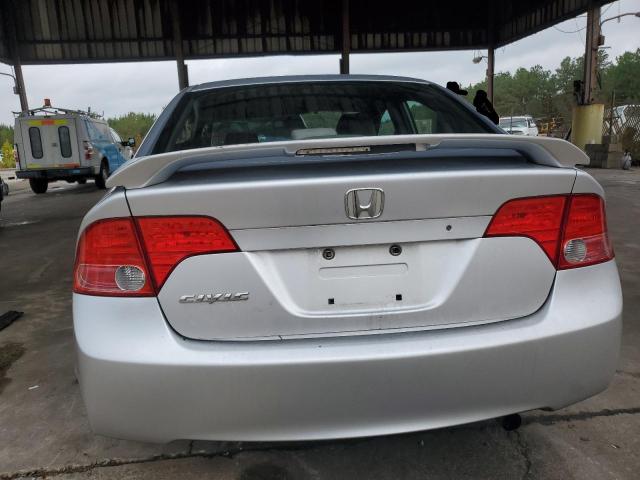 1HGFA15526L065281 - 2006 HONDA CIVIC LX SILVER photo 6