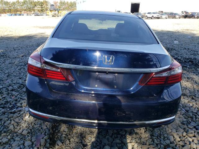 1HGCR2F32HA284433 - 2017 HONDA ACCORD LX BLUE photo 6