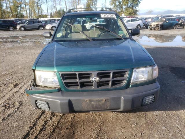 JF1SF6358YH704032 - 2000 SUBARU FORESTER L GREEN photo 5