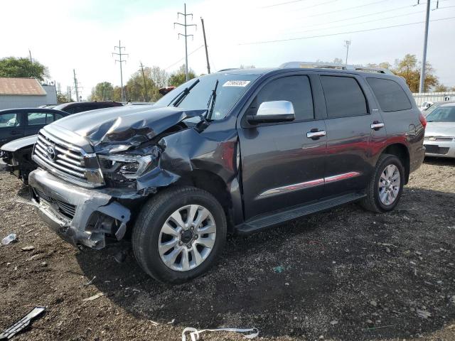 5TDDY5G14KS174840 - 2019 TOYOTA SEQUOIA PLATINUM GRAY photo 1