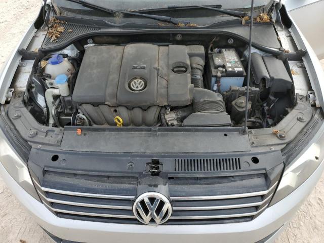 1VWAH7A38DC009402 - 2013 VOLKSWAGEN PASSAT S SILVER photo 11