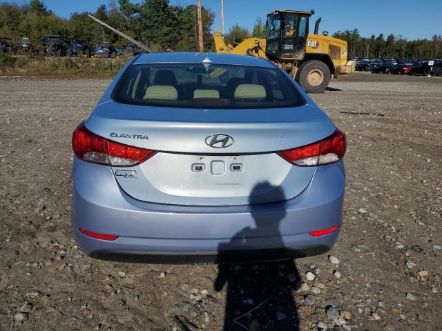 KMHDH4AE1BU119923 - 2011 HYUNDAI ELANTRA GLS BLUE photo 6