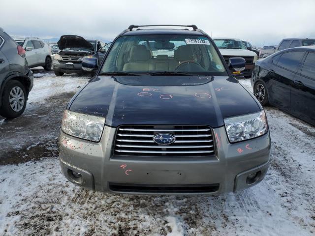 JF1SG67616H752338 - 2006 SUBARU FORESTER 2.5X LL BEAN BLUE photo 5