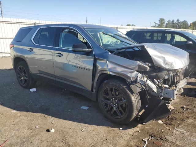 1GNERFKW9MJ209776 - 2021 CHEVROLET TRAVERSE LS GRAY photo 4