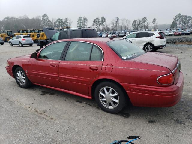 1G4HR54KX4U172595 - 2004 BUICK LESABRE LIMITED RED photo 2