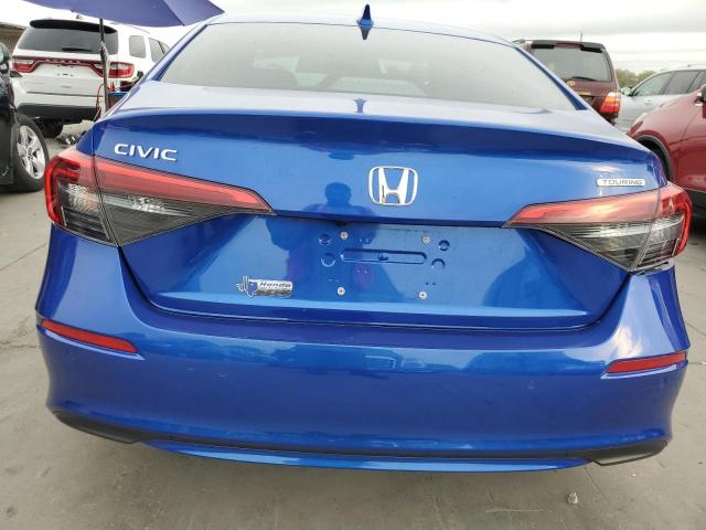 2HGFE1F9XPH317671 - 2023 HONDA CIVIC TOURING BLUE photo 6