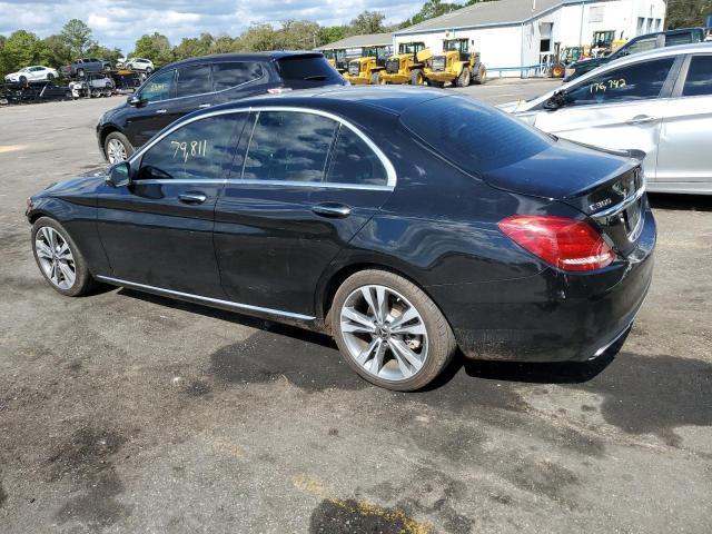 WDDWF4JB0JR377687 - 2018 MERCEDES-BENZ C 300 BLACK photo 2