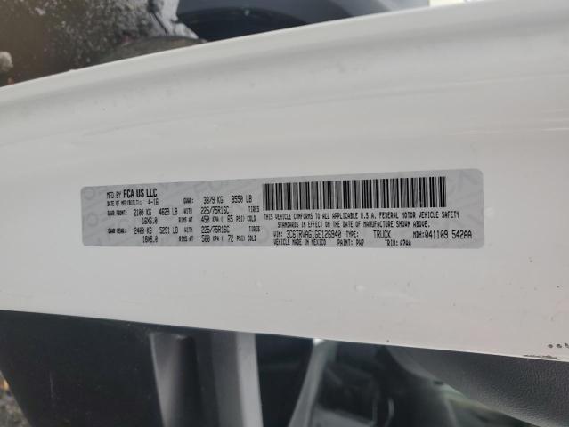 3C6TRVAG1GE126940 - 2016 RAM PROMASTER 1500 STANDARD Սպիտակ լուսանկար 13