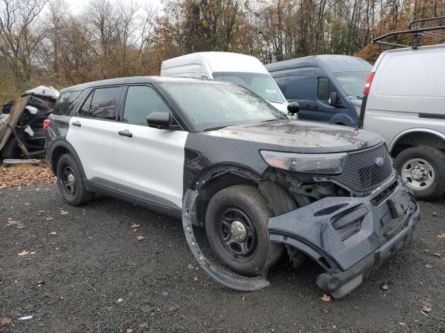 1FM5K8AB5LGA84791 - 2020 FORD EXPLORER POLICE INTERCEPTOR Սև լուսանկար 4