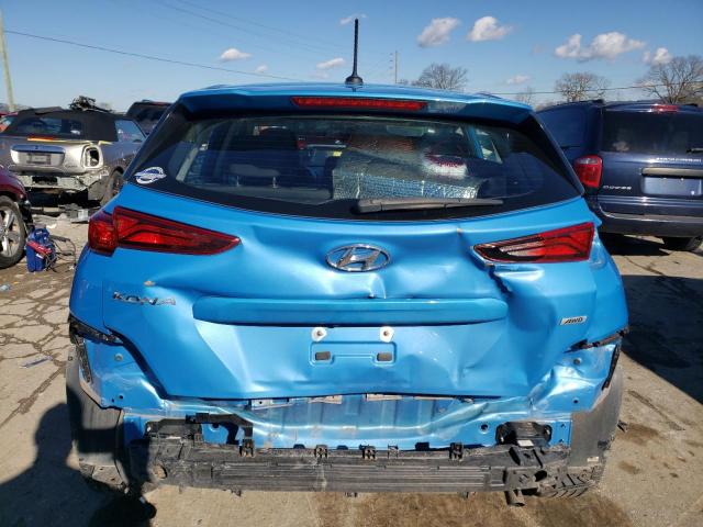 KM8K1CAA6KU306240 - 2019 HYUNDAI KONA SE BLUE photo 6