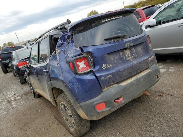 ZACCJBCT5GPD89055 - 2016 JEEP RENEGADE TRAILHAWK BLUE photo 2