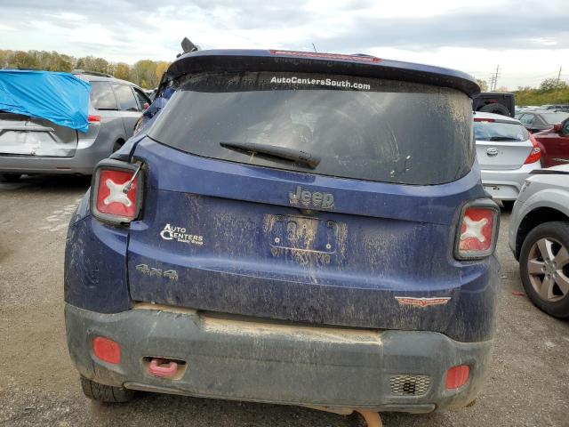 ZACCJBCT5GPD89055 - 2016 JEEP RENEGADE TRAILHAWK BLUE photo 6