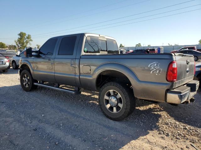 1FT8W3BT8BEC00396 - 2011 FORD F350 SUPER DUTY GRAY photo 2