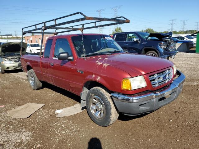 1FTYR44U82TA56587 - 2002 FORD RANGER SUPER CAB RED photo 4