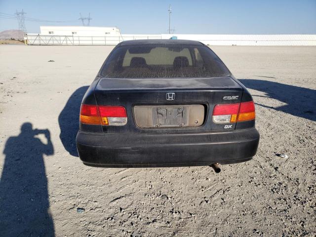 1HGEJ6129WL129353 - 1998 HONDA CIVIC DX BLACK photo 6