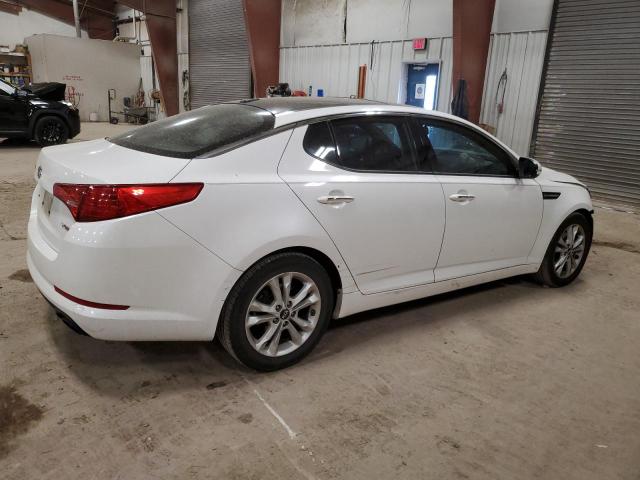 KNAGN4A70B5064495 - 2011 KIA OPTIMA EX WHITE photo 3