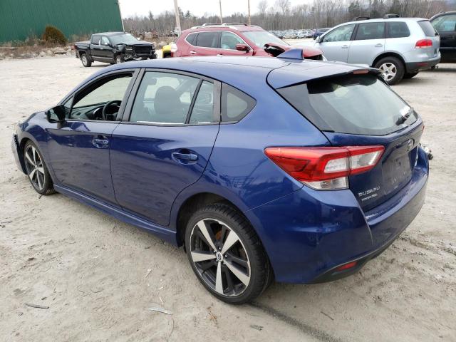 4S3GTAL62H3707364 - 2017 SUBARU IMPREZA SPORT BLUE photo 2