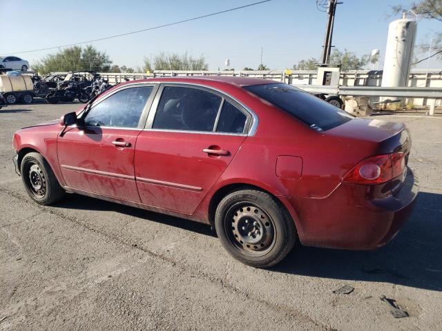 KNAGE123385222010 - 2008 KIA OPTIMA LX RED photo 2