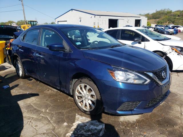 3N1AB7APXJY272617 - 2018 NISSAN SENTRA S BLUE photo 4