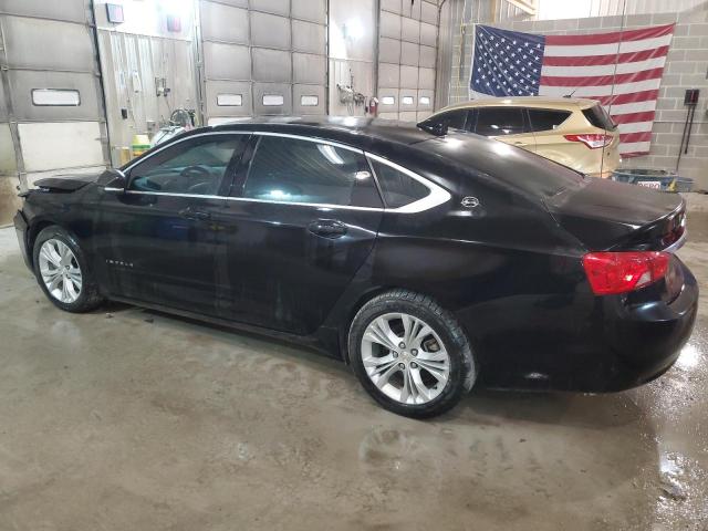 1G1115SL7FU111449 - 2015 CHEVROLET IMPALA LT BLACK photo 2