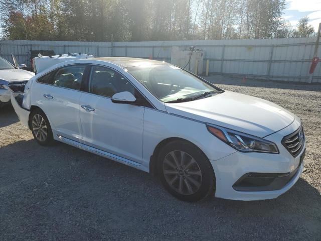 5NPE34AF7GH409715 - 2016 HYUNDAI SONATA SPORT WHITE photo 4