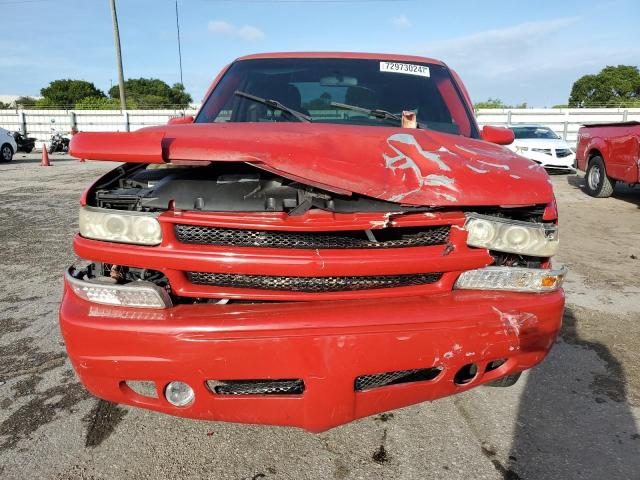 2GCEC19W1Y1363174 - 2000 CHEVROLET SILVERADO C1500 RED photo 5