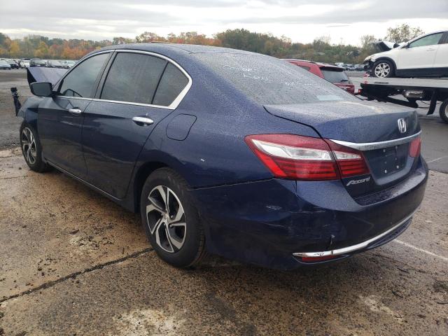 1HGCR2F31HA252542 - 2017 HONDA ACCORD LX BLUE photo 2