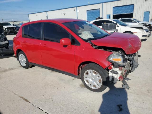 3N1BC1CP9CL375295 - 2012 NISSAN VERSA S RED photo 4