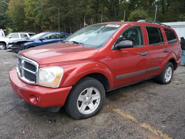 1D4HD48N16F160587 - 2006 DODGE DURANGO SLT RED photo 1