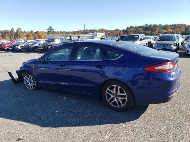 1FA6P0H70F5113536 - 2015 FORD FUSION SE BLUE photo 2