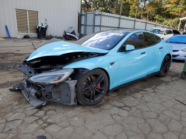 5YJSA1S17EFP58329 - 2014 TESLA MODEL S Երկգույն լուսանկար 1