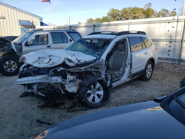 4S4BRDLC7C2280709 - 2012 SUBARU OUTBACK 3.6R LIMITED WHITE photo 1