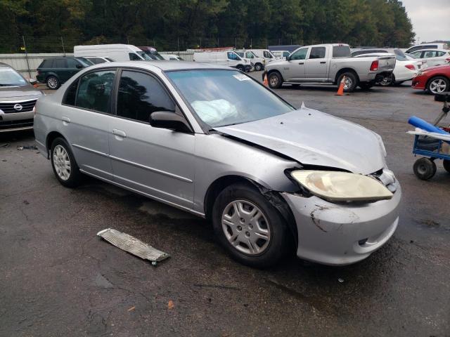 2HGES16565H587916 - 2005 HONDA CIVIC LX SILVER photo 4